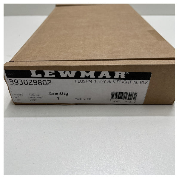 Lewmar Μέγεθος 0 Myrtle φινιστρίνι μαύρο 366 x 190 mm - 393029802