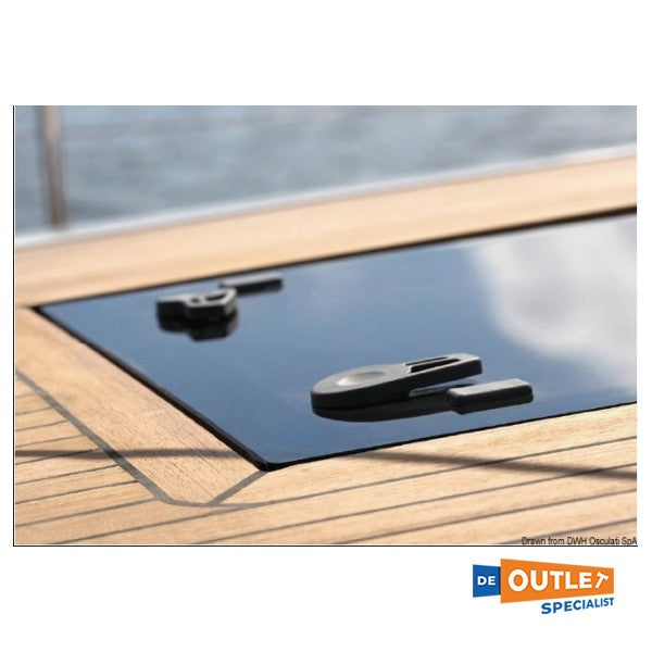 Люк палуби Lewmar Flush 3G Розмір 60 чорний - 399604925