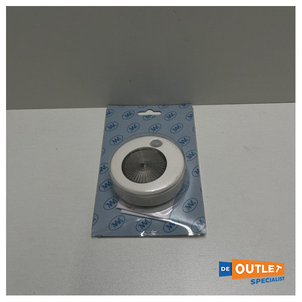 Lámpara LED impermeable con sensor de movimiento de 12/24V blanco - 4000201