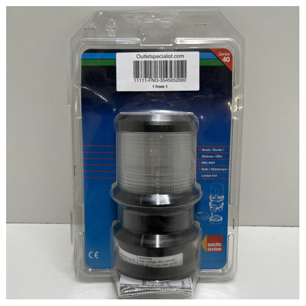 Aqua Signal Series 40 Around -shining top light | Anchor light black 12/24V - 3545052000