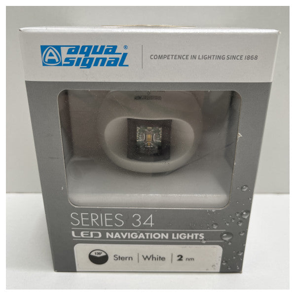 Aqua Signal Series 34 LED Stern Light White 12/24V Navigation Licht - 3852101000