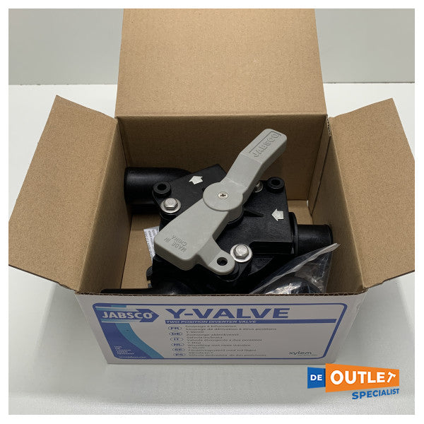 Jabsco Y-клапан - 3-пътен пластмасов вентил - 45490-1000