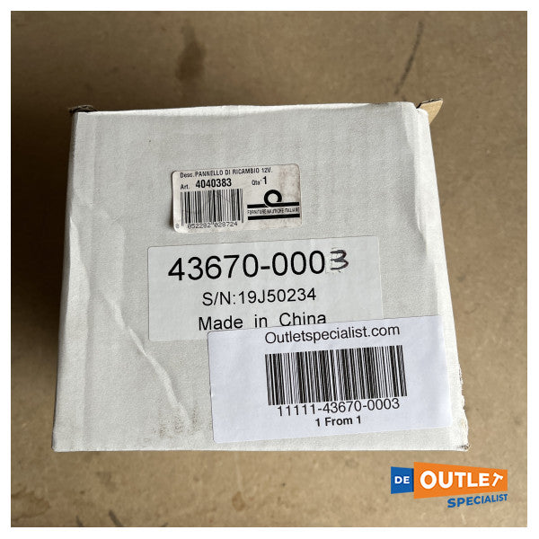 Jabsco 255SL дистанционен контролер за прожектори - 43670-0003