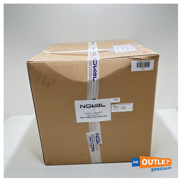 ノバール2段ステンレススチール電動テーブル台座24V - NL1181