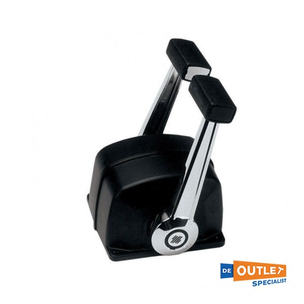 Caja de control de doble motor ultraflex B79 / manija del acelerador negro