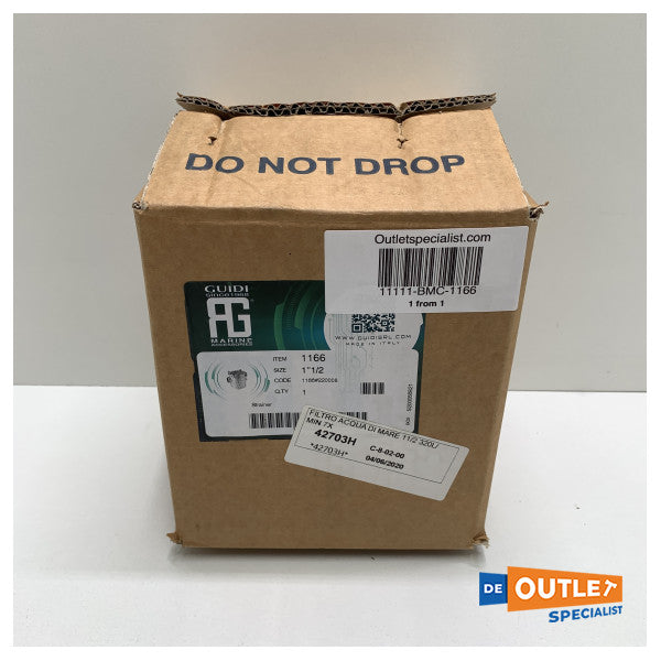 Guidi 1166 Bronze Zeewater Filter 1 1/2 inch - 1166#220008