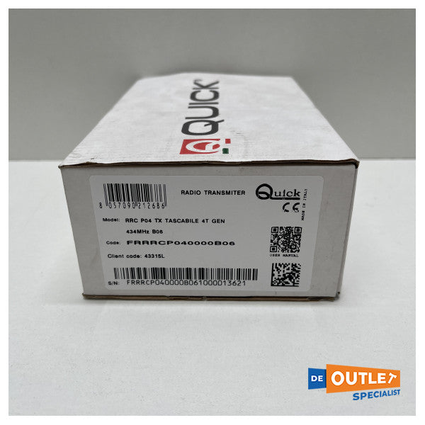 Quick RRC P04 4-kanals fjärrkontroll - FRRRCP040000B06