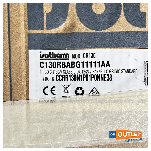 Isotherm Cruise C130D lodówka ze stali nierdzewnej 12/24V - C130RBABG11111AA