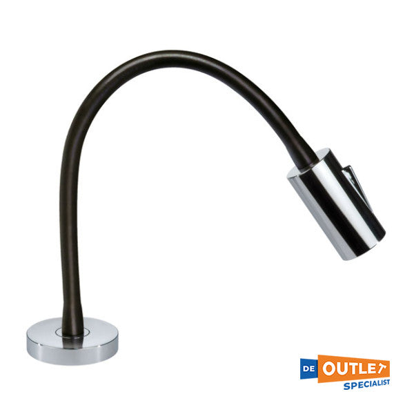 Світлодіодний світильник для читання Quick Audrey хром | чорний 12/24V - FAMP1181TVCFA02 - FAMP1181TVCFA02