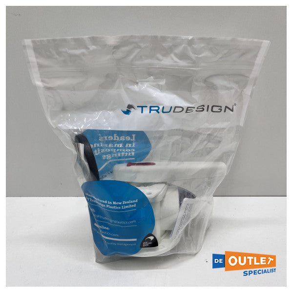 Ръчен 3-пътен вентил Trudesign, бял 90314