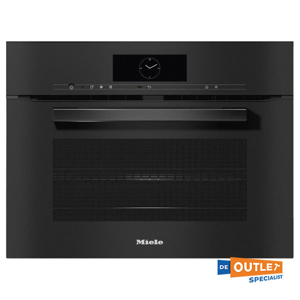 Miele Anthracite compacto construido en horno con microondas - H 7840 BM