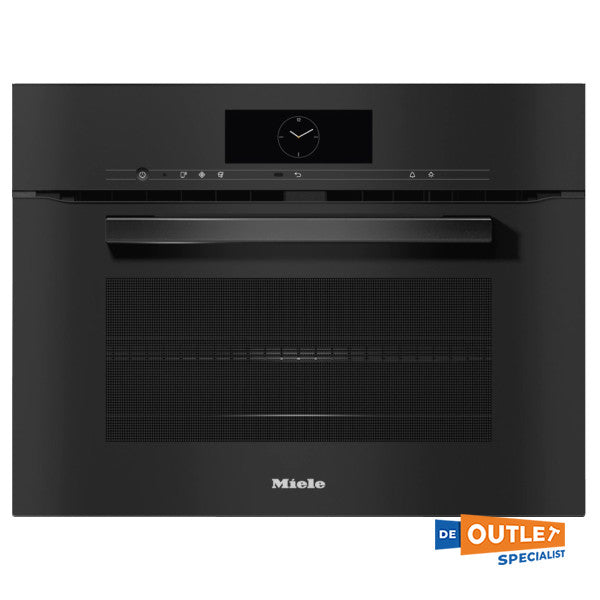 Miele Anthracite compacto construido en horno con microondas - H 7840 BM