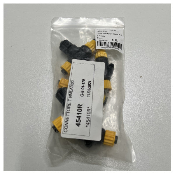 Angor NMEA2000 kralježnica T-komad 5 jedinica-80-911-0029-00