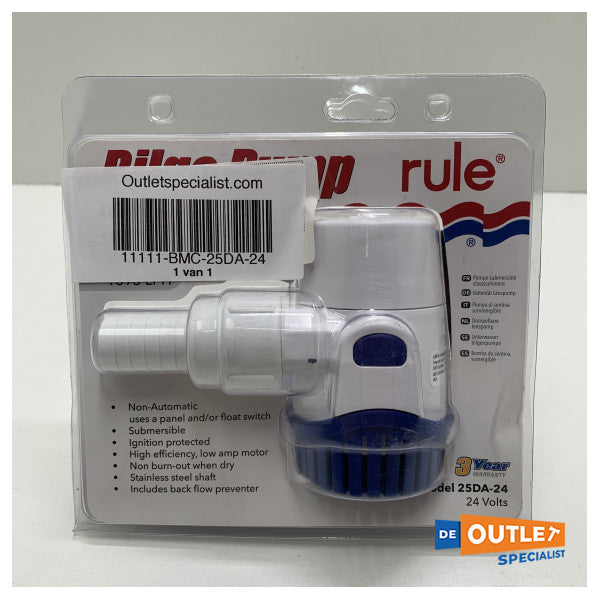 JabSCO Rule Type 500 Bilpump 24V 25da -24