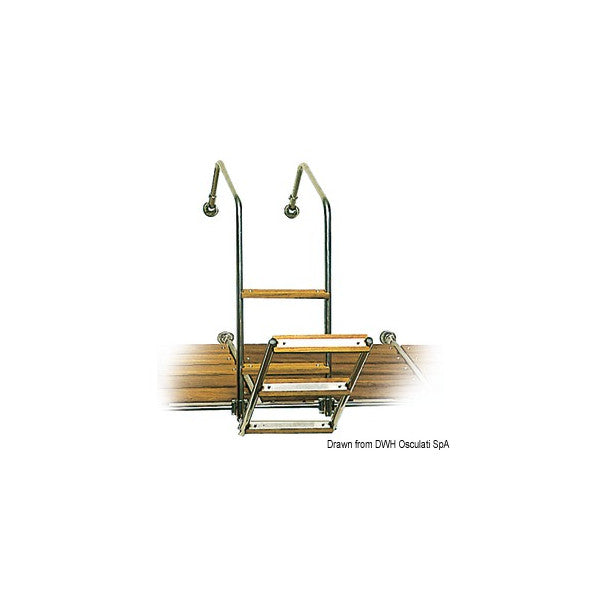 オスキュラティ ステンレス製 7段はしご - 48.320.06