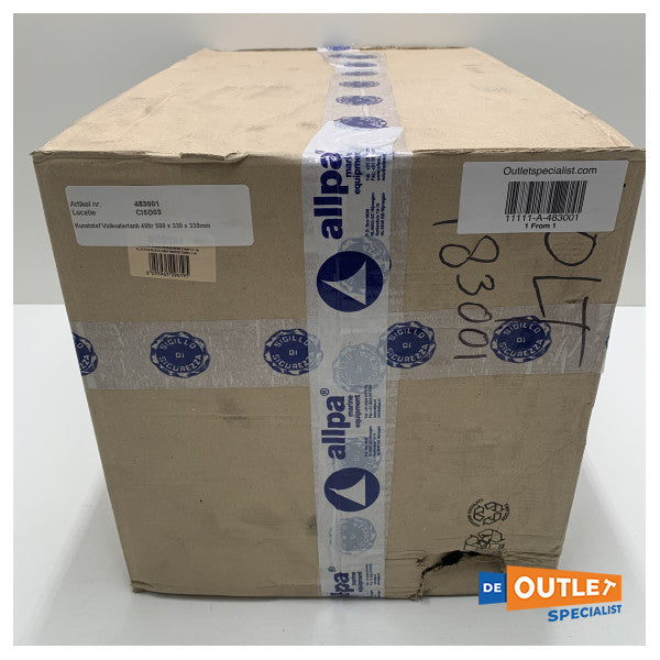 Бак для зберігання CAN 40л пластиковий чорний 500 x 330 x 330мм - 483001 - 483001