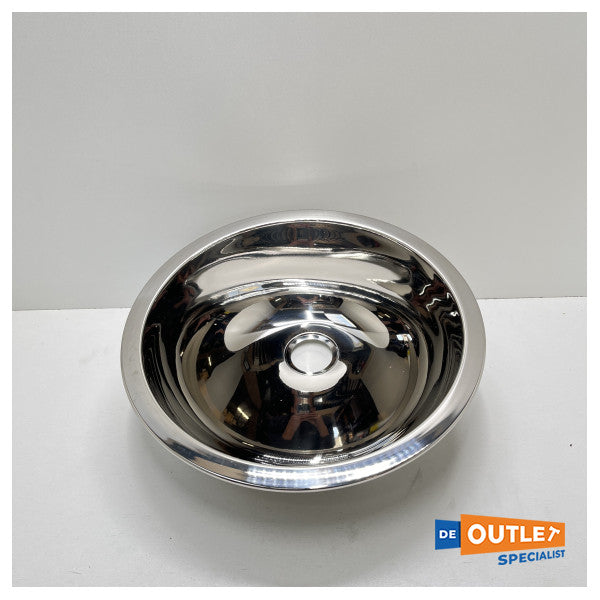 Allpa λεκάνη πλύσης από ανοξείδωτο χάλυβα στρογγυλή 340 mm - 488050