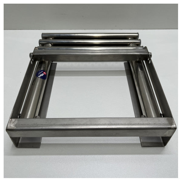 Allpa scala telescopica a 3 gradini in acciaio inox 690 mm - 494020