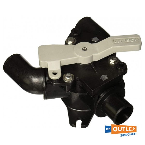 Jabsco πλαστική βαλβίδα Y μαύρη 38 mm - 4549-1000