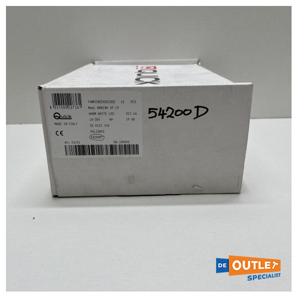 Quick Marina XP LP 5W warm white downlight LED spot 12/24V - FAMP2992X02CD02