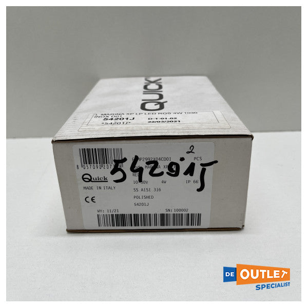 Quick Marina XP LP RED LED downlight spotlight 12/24V - FAMP2992X04CD01