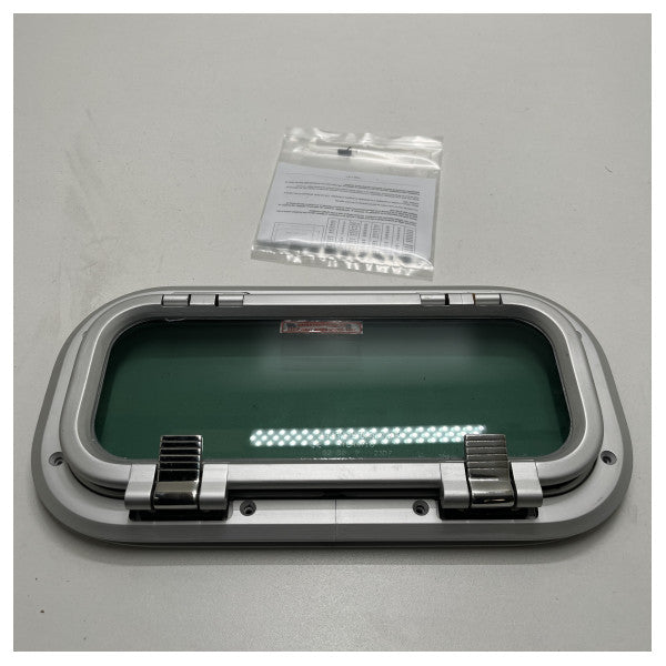 Lewmar Atlantic Size 30 アルミ製開口部舷窓 400 x 200 mm - 39130490