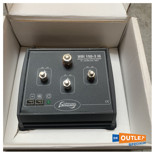 Whisper Power WBI 150-3 IG şarj akımı dağıtıcı akü izolatörü - 60115003