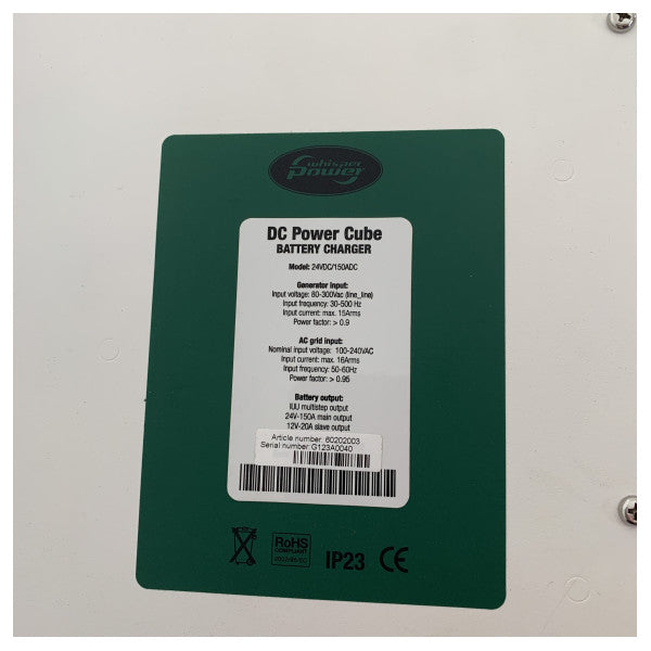 Whisper Power WP-DC Powercube şarj cihazı 24V / 150A - 60202003
