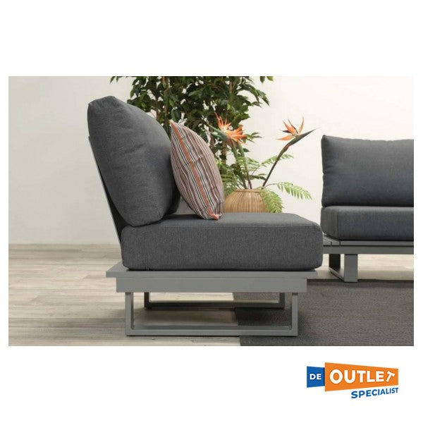 Garden Impressions Amazone middenelement aluminium antraciet met kussens