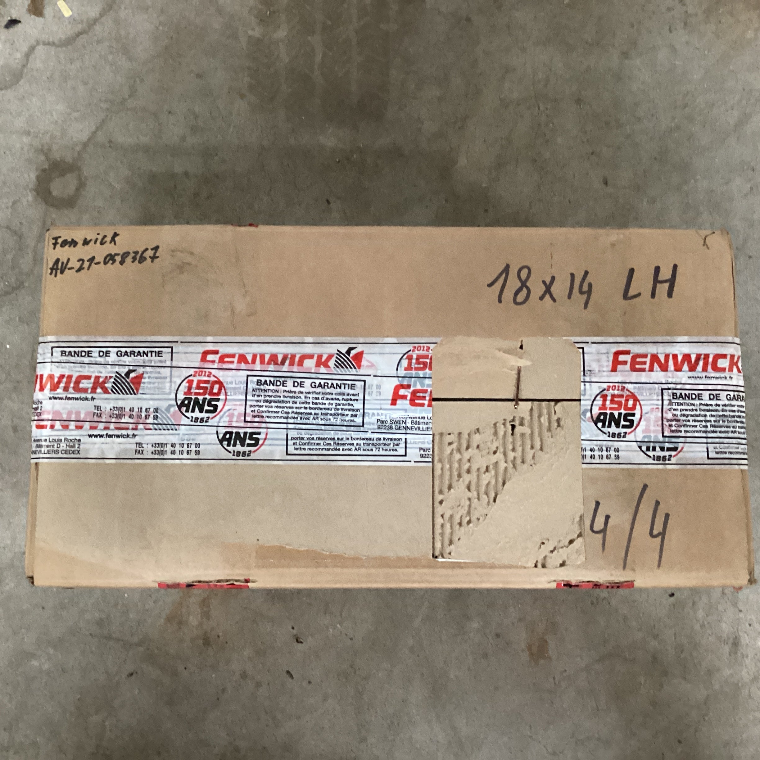 Varifold VF108 3-bladet bronzefoldepropeller 18 x 14 mod uret