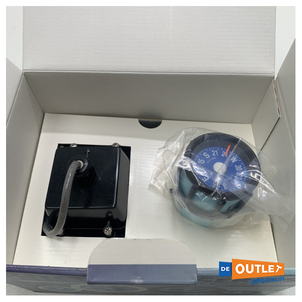 リッチー M-2 電動コンパス ブラック 12/24V