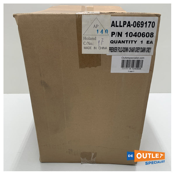 Складане рульове крісло для човна Springfield сіре - 1040608