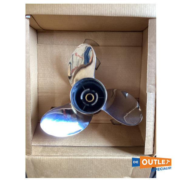 Гребний гвинт Yamaha 3-лопатевий 3X15-.25 "X19"-TL з нержавіючої сталі - 6CF-45970-10