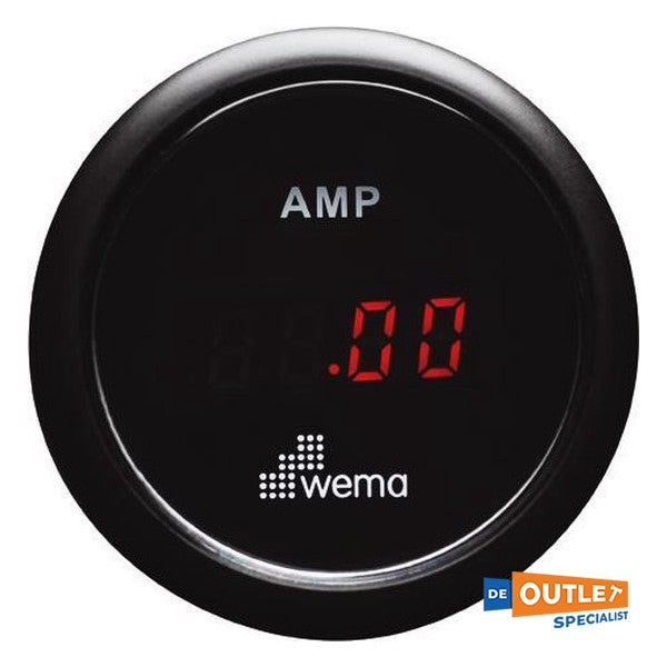 Wema digitale ampere meter kit zwart - 21352023