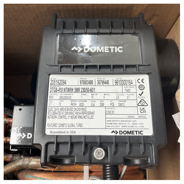 Dometic DTG -8 8000 BTU Self Cated Marine Aircon Unit - 9610000164