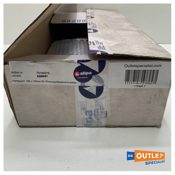 Ілюмінатор Goiot Cristal 33.13 380 x 180 мм - 73105279