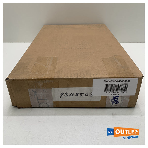 Portinhola de alumínio Goiot Opal 20 347 x 202 mm - 73115503