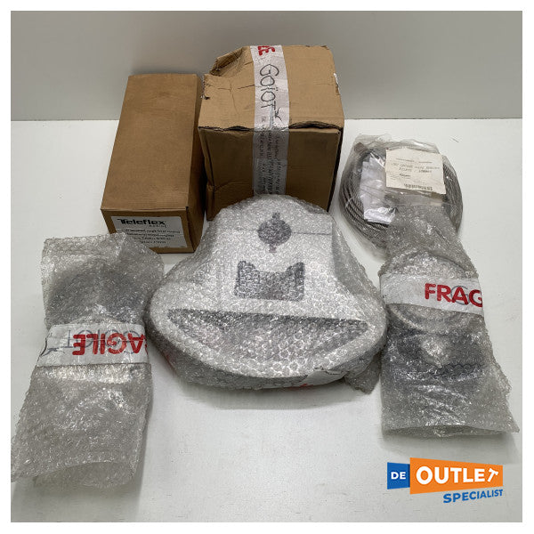 Goiot модель 220 повний комплект рульової тумби для вітрильника білий