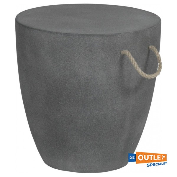 Садові враження Rize приставний столик бетонний круглий 40 см