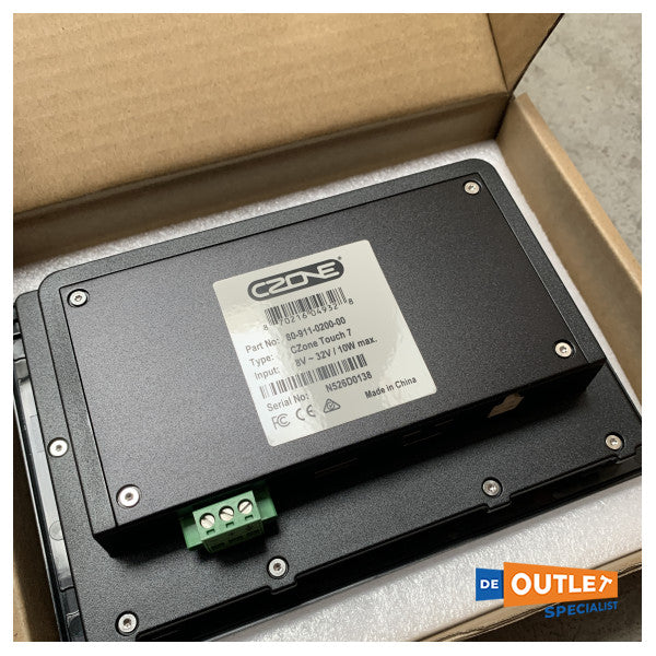 شاشة تحكم Czone Touch مقاس 7 بوصة تعمل باللمس 12/24 فولت - 80-911-0200-00