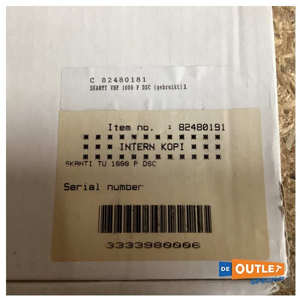 Skanti VHF Blackbox 1000 P DSC novo - 82480181