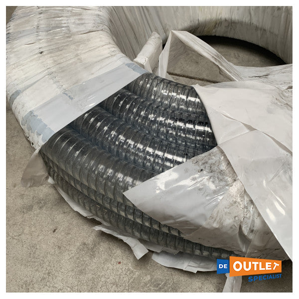 Allpa 30 метра маркуч за вода 40 x 50 мм със спирала прозрачен - 864050