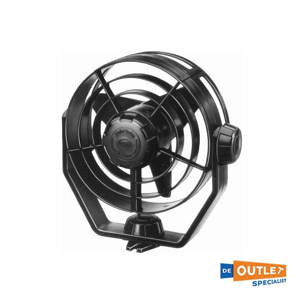Hella Marine Turbo ventilator 12V zwart - 8EV 003 361-001