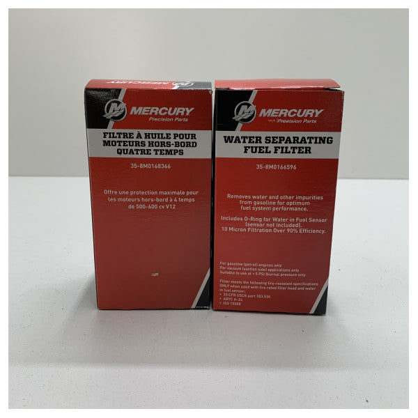 Комплект для обслуговування підвісного човнового двигуна Mercury V12 600 к.с. 200 годин - 8M0179987 - 8M0179987
