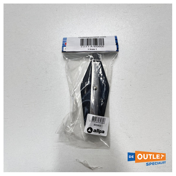 Allpa Plastic Violin Block With Wartel Black - 900600