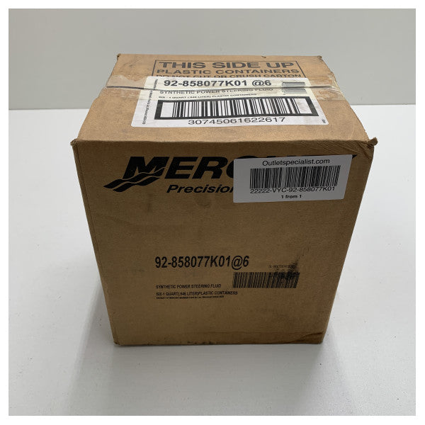 6x Mercury hidrolik direksiyon sıvısı OW-30 sentetik - 858077K01