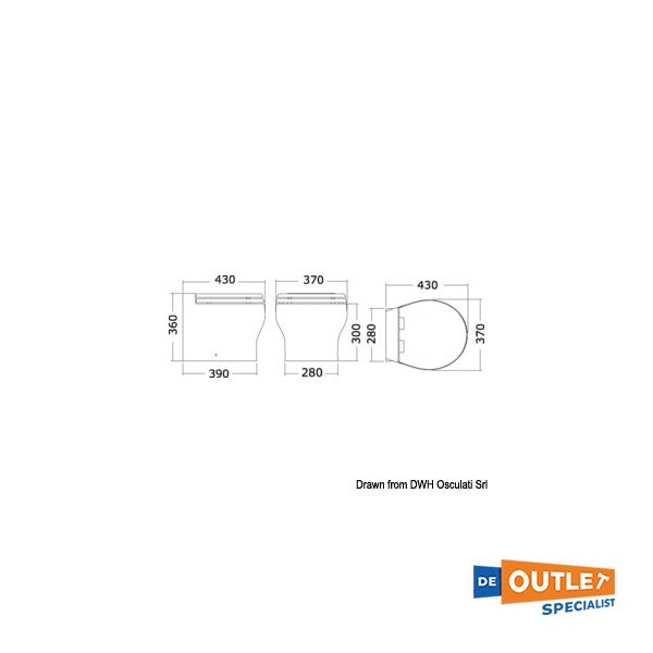 TECMA ELEGANCE 2G TOILET ELETTRIKU QOSSIJIET BIL-QAWW