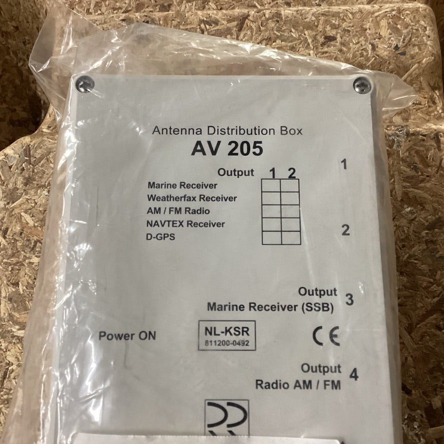 RR Electronics AV205 Caja de distribución de antena