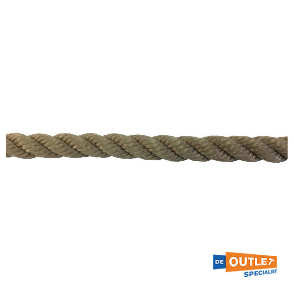 Rull allpa 3 -strengt linje 18 mm polypropolen 220 m brun - AL0818