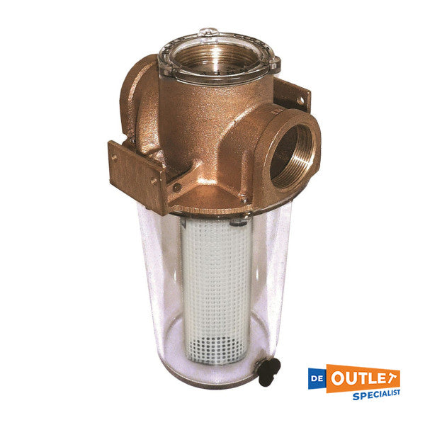 Filtro de agua de mar de bronce de Grocho Arg-1500p 1/2 pulgada